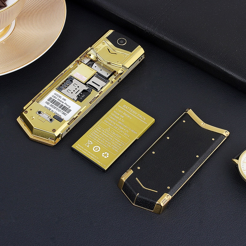 2g gsm ontgrendelingsbalk luxe bt-draaiknop metalen behuizing fm-camera handtekening senioren mobiele telefoon enkele sim goed signaal  k8+  russische sleutel