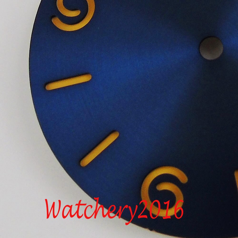 Nologo 38.5Mm Horloge Sandwich Dial Fit 6497 6498 Beweging