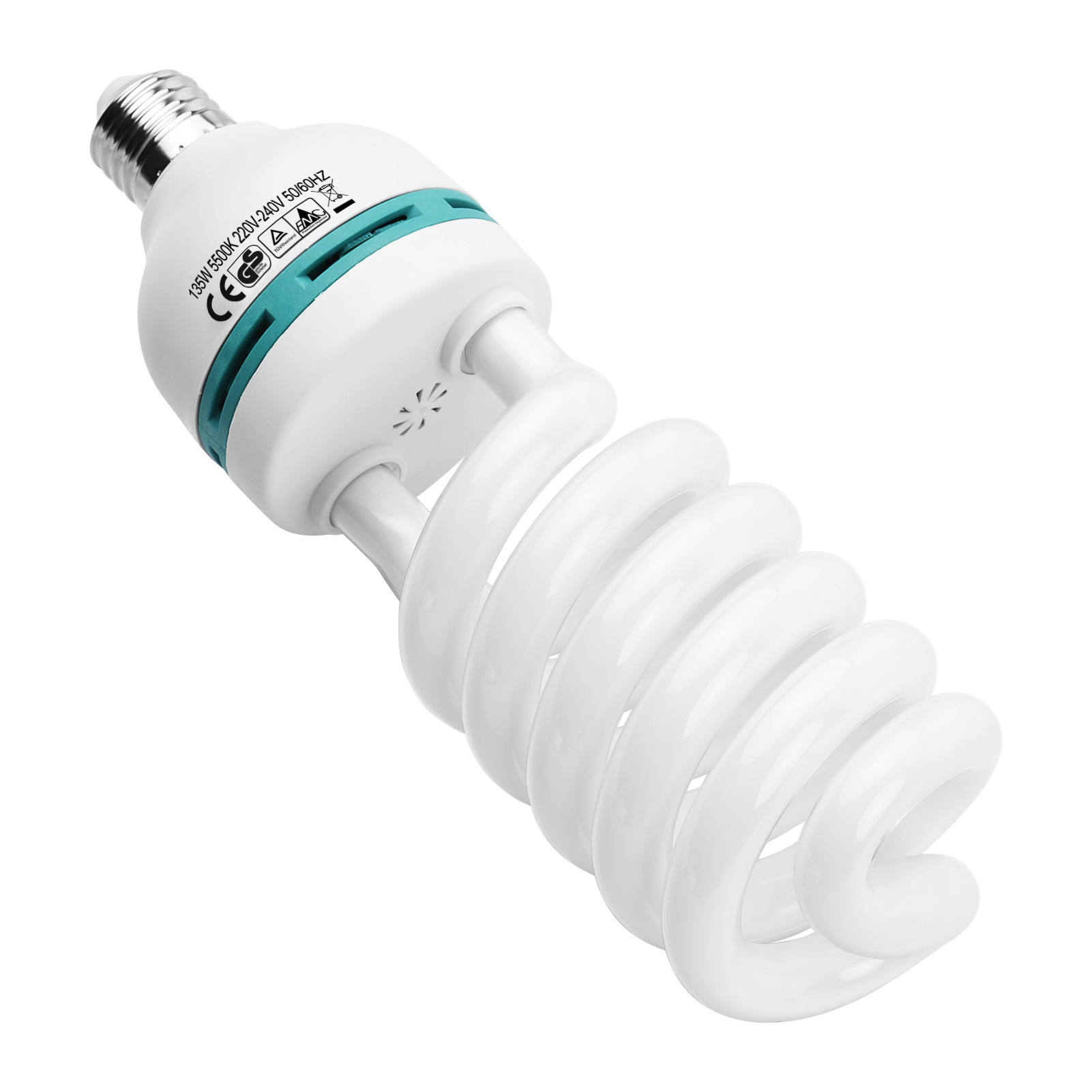 Andoer Spirale Leuchtstofflampe 135w 5500k Tageslicht E27 Steckdose Energie einsparung für Studio fotografie Video beleuchtung