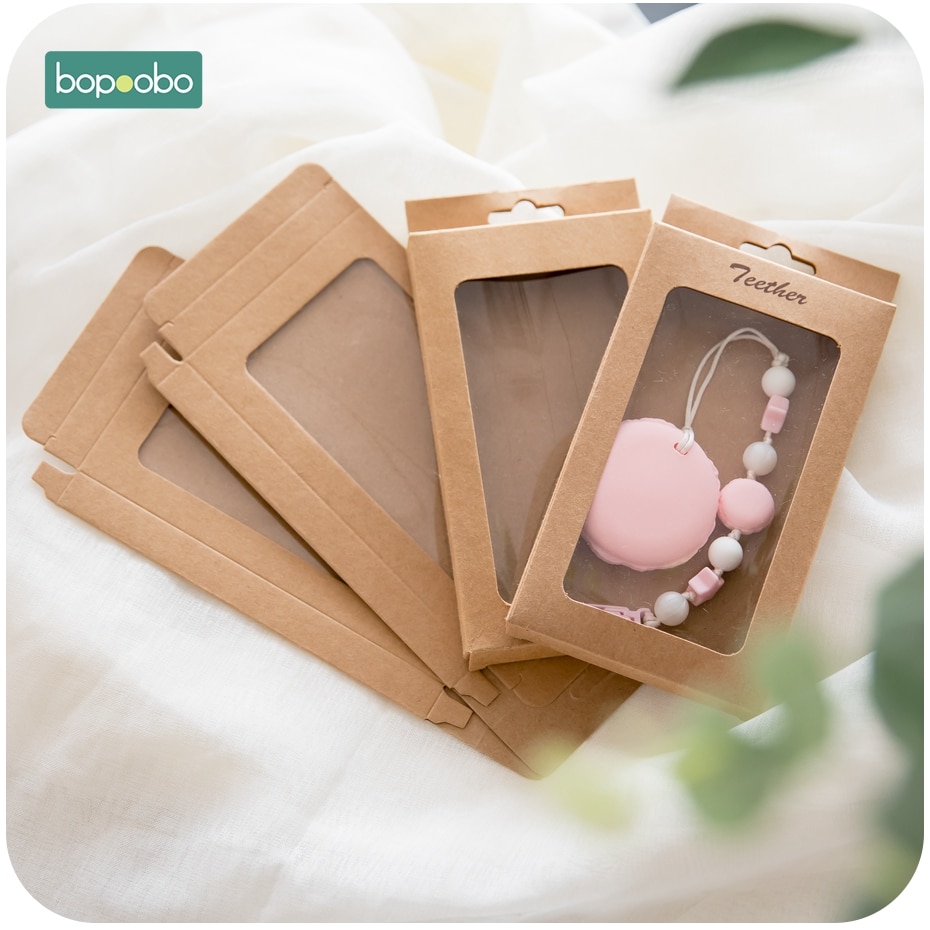 Bopoobo Baby Cadeau/Merchandise/Verpakking 20Pcs Kraftpapier Bruiloft Wikkelen Sieraden Supply Nursuing Hangers Accessoires Doos