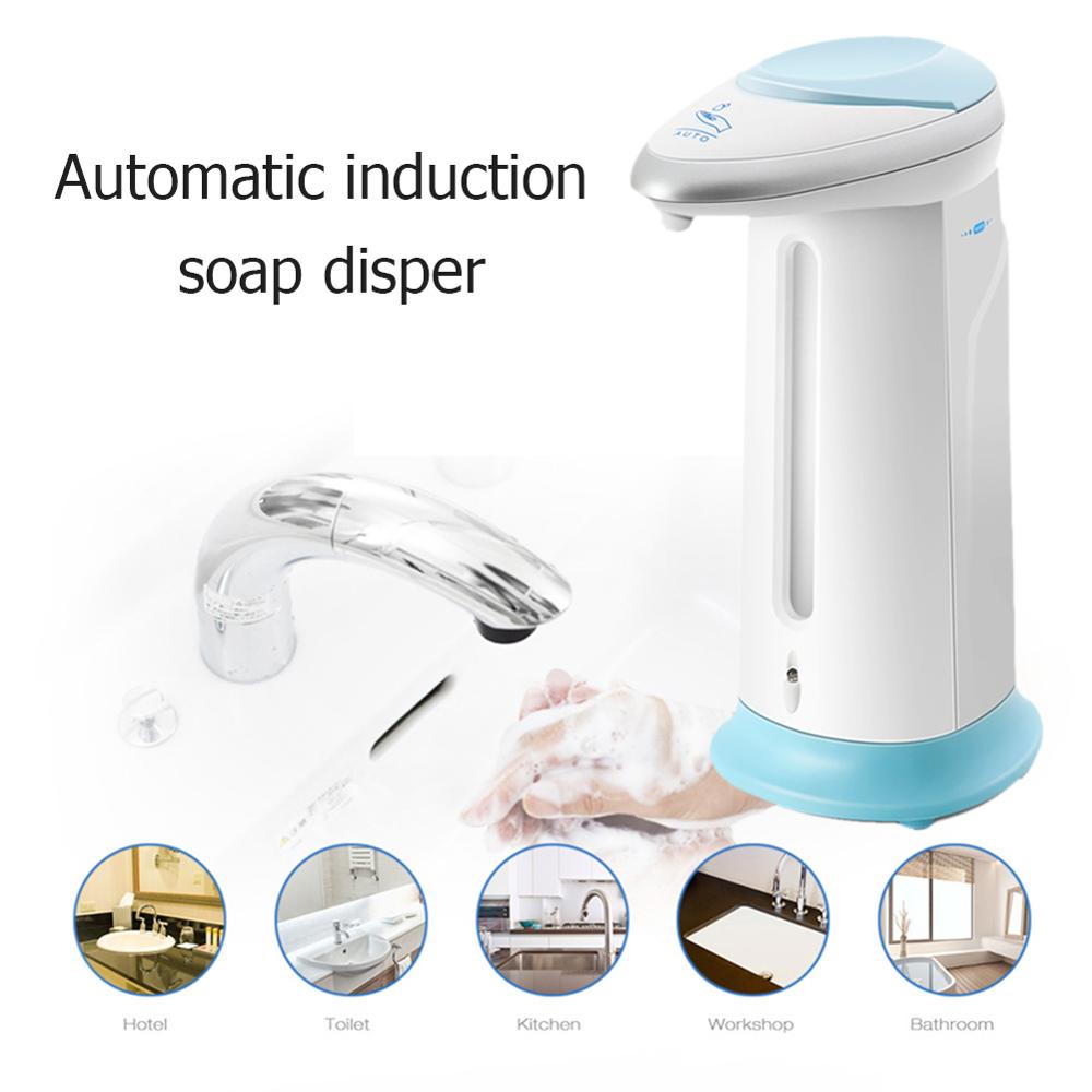 400ml Automatic Liquid Soap Dispenser Touchless Smart Sensor Soap Container Dispenser for Bathroom automatic soap dispenser