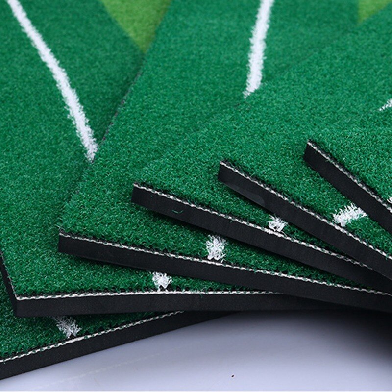 Indoor Golf Mat Training Hitting Pad Practice Rubber Grass Mat Backing Green Golf Training Tools Backyard 30x60cm