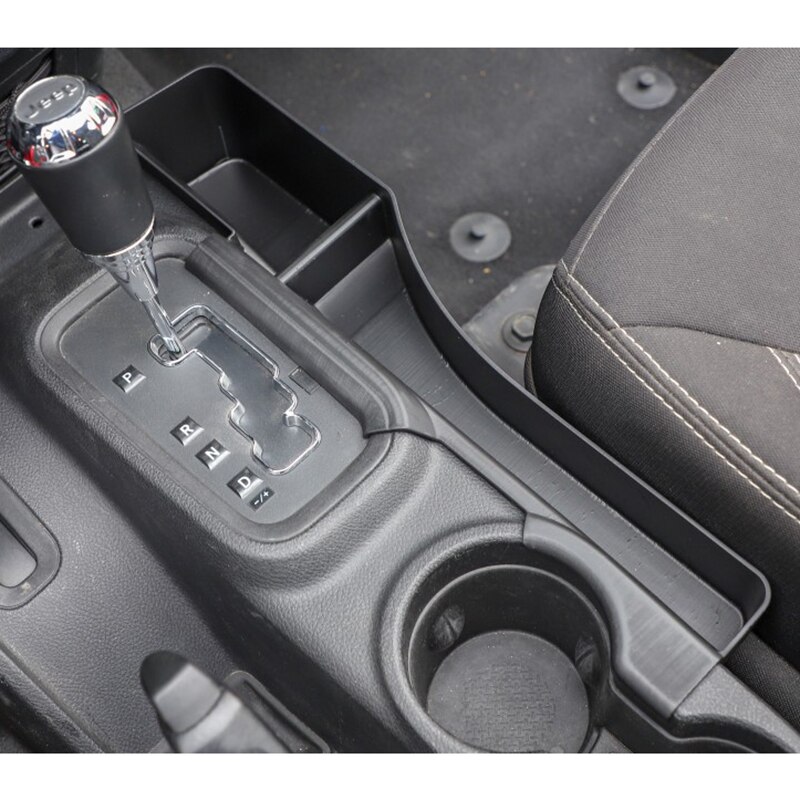 JK Storage Tray, Gear Shift Console Storage Box Organizer for Jeep Wrangler JK Interior Accessories