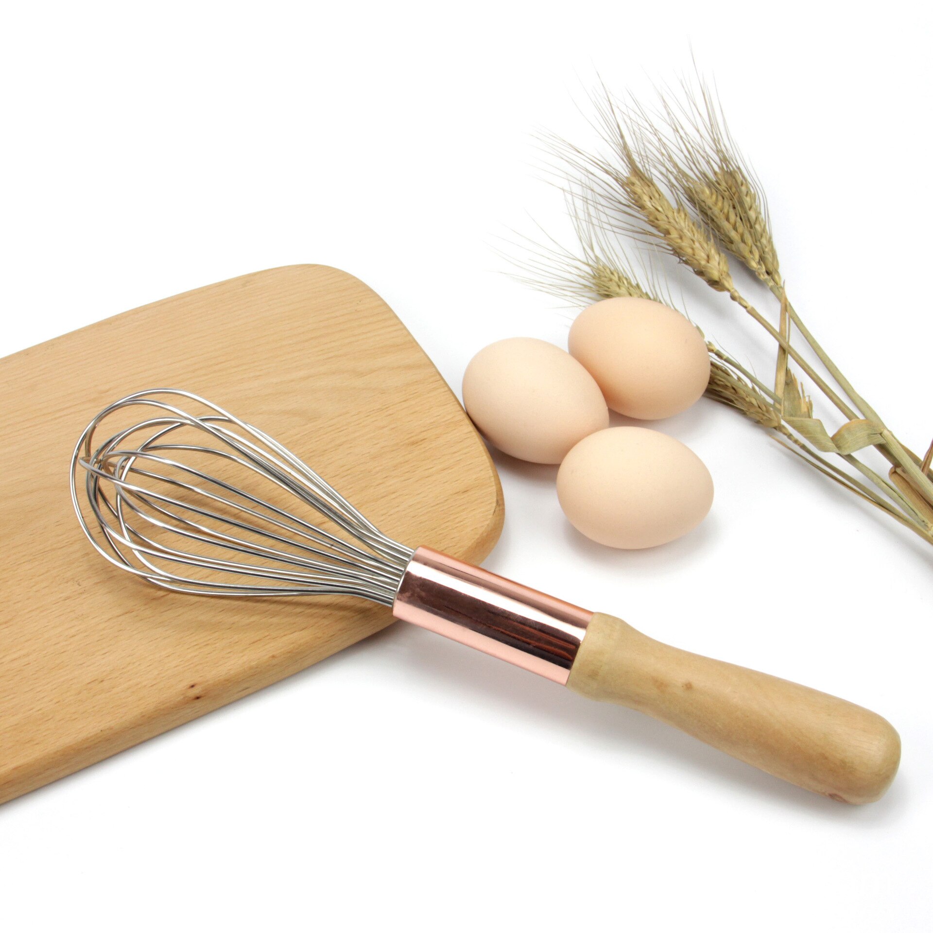 Drink Whisk Mixer Egg Beater Wood Handle Egg Beaters Kitchen Tools Hand Egg Mixer Cooking Foamer Wisk Cook Blender