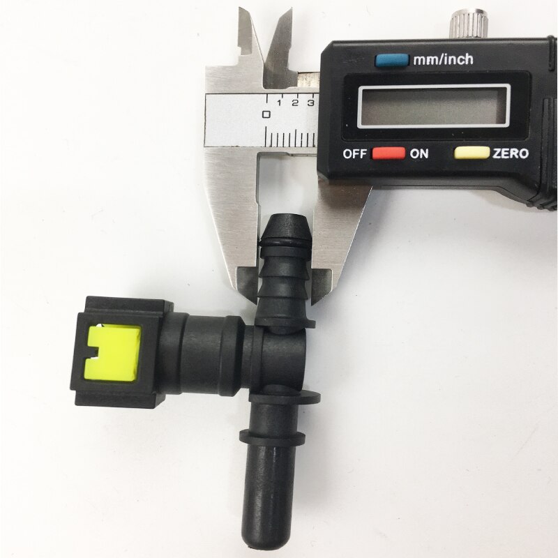 7.89 ID6 T-Union Genuine T-Type Coupling Fuel Quick Connector Plastic Pipe Injector for Car Plastic Pipe
