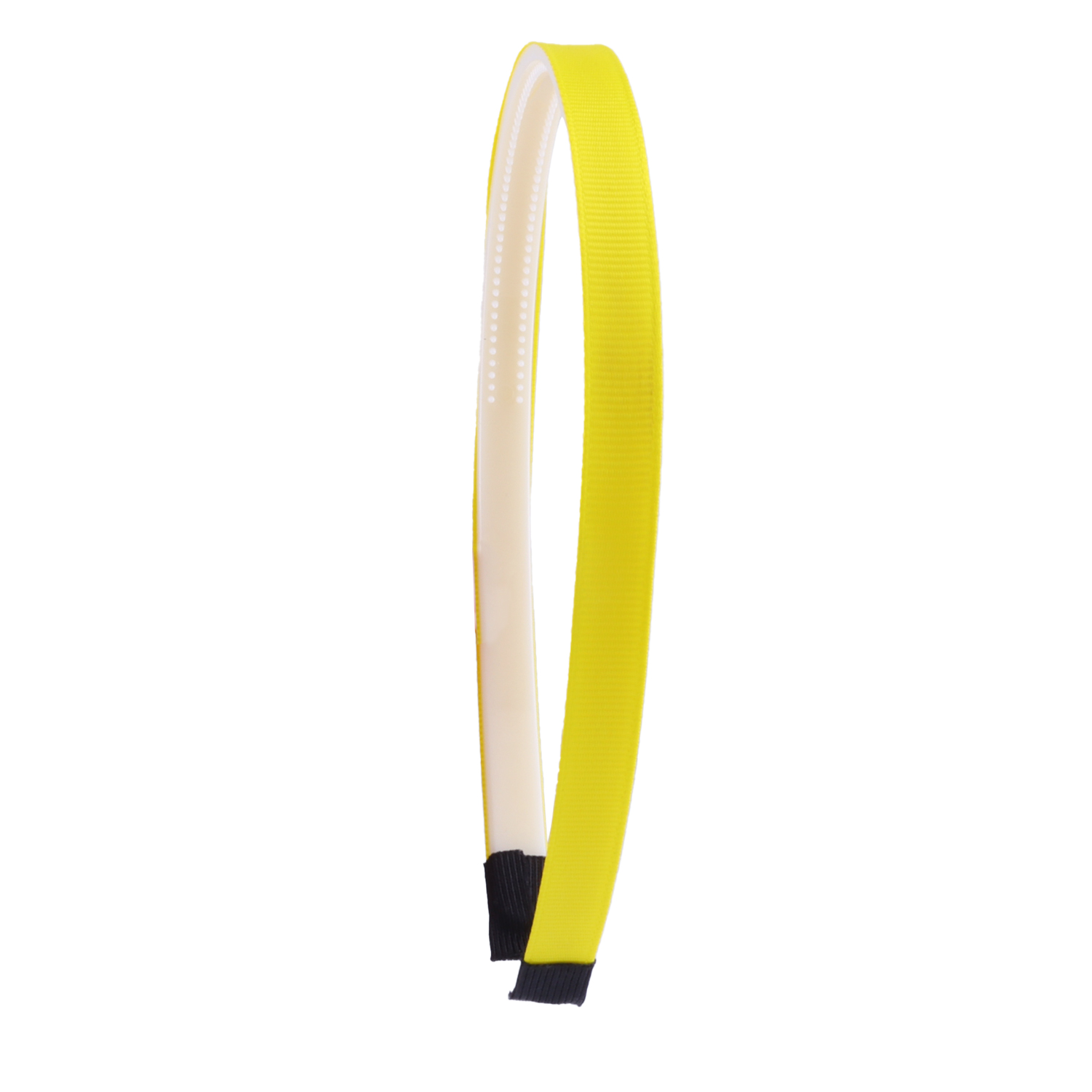 Grosgrain Lint Hoofdbanden Voor Ambachten Plastic Hoofdbanden Met Tanden Effen Kleur Haarband Vlakte Meisjes Hoofdbanden Haaraccessoires: YELLOW
