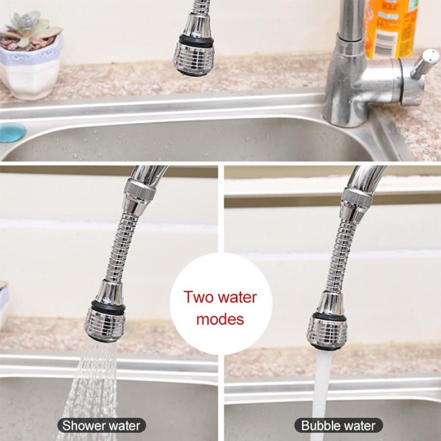 Aanrecht Kraan Rvs SplashProof Universele Tap Douche Water Draaibare