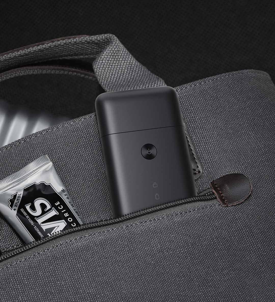 Xiaomi-Afeitadora eléctrica Mijia, cuchilla de corte doble alternante, Mini navaja magnética recargable portátil, resistente al agua