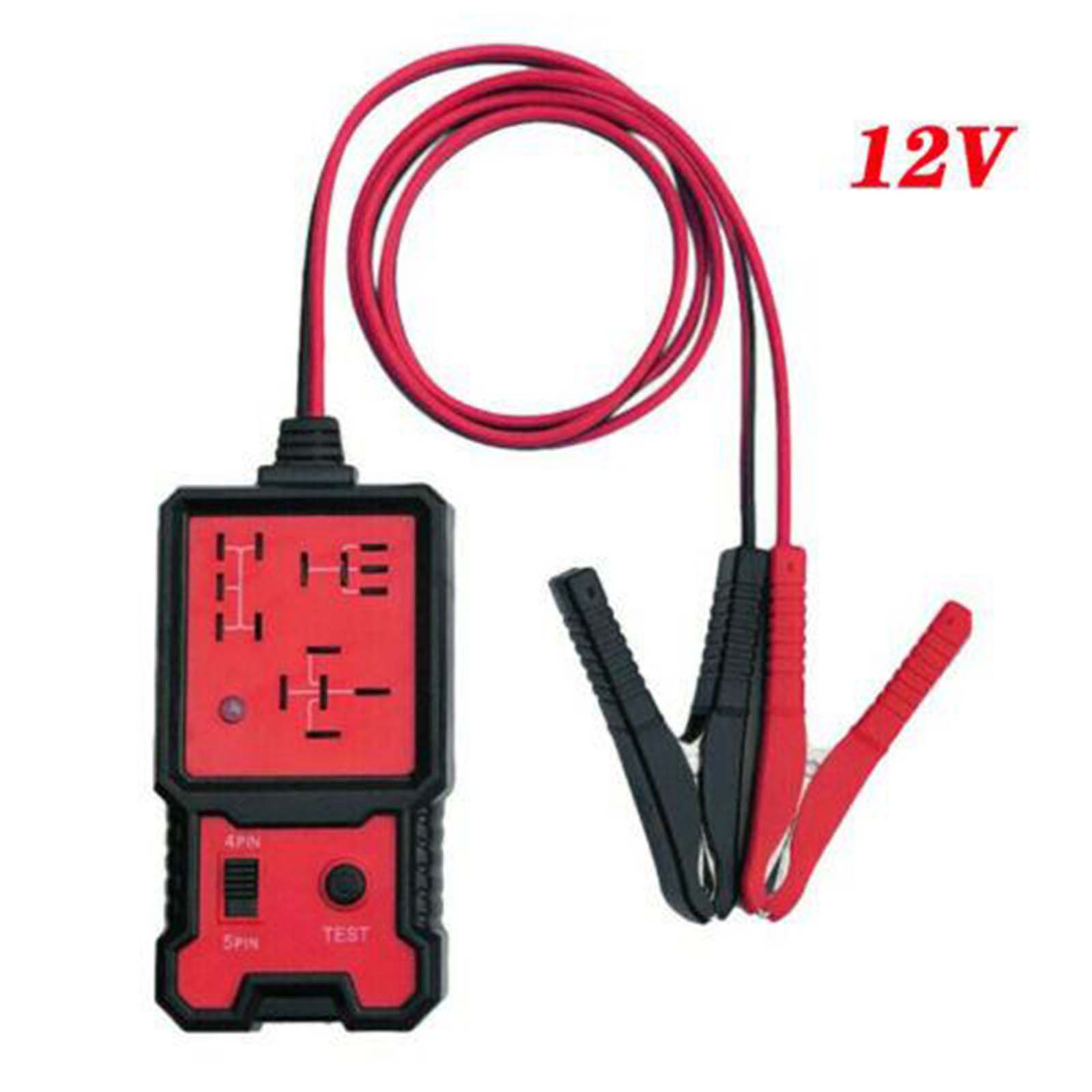 12V Car Automotive Relay Alligator Clip Battery Quick Test Tools