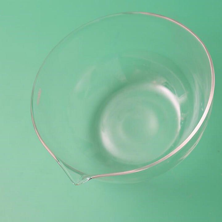 6 unids/lote de vidrio de laboratorio de fondo plano plato de evaporating con diámetro de pico de 90mm