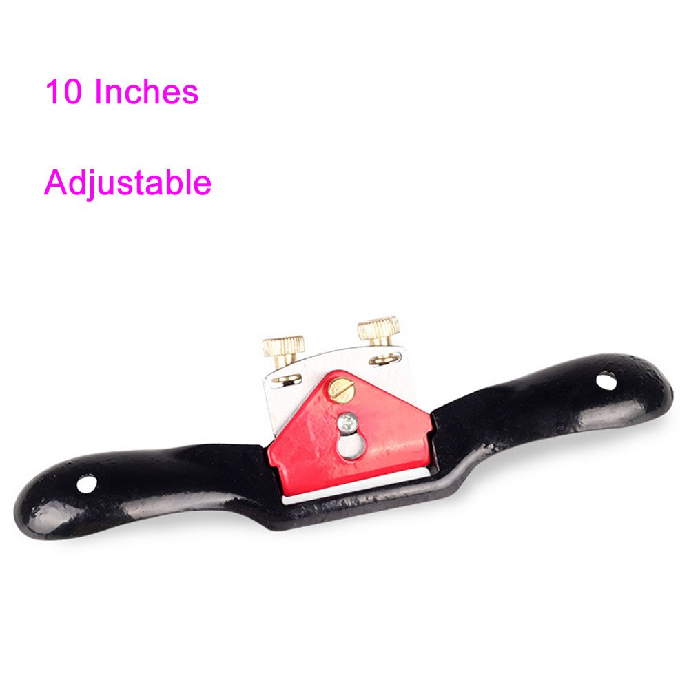 9 / 10 Inch Adjustable SpokeShave with Flat Base and Metal Blade for Wood Craft Wood Craver Wood Working and Hand Tool: 10 Inch Adjustable