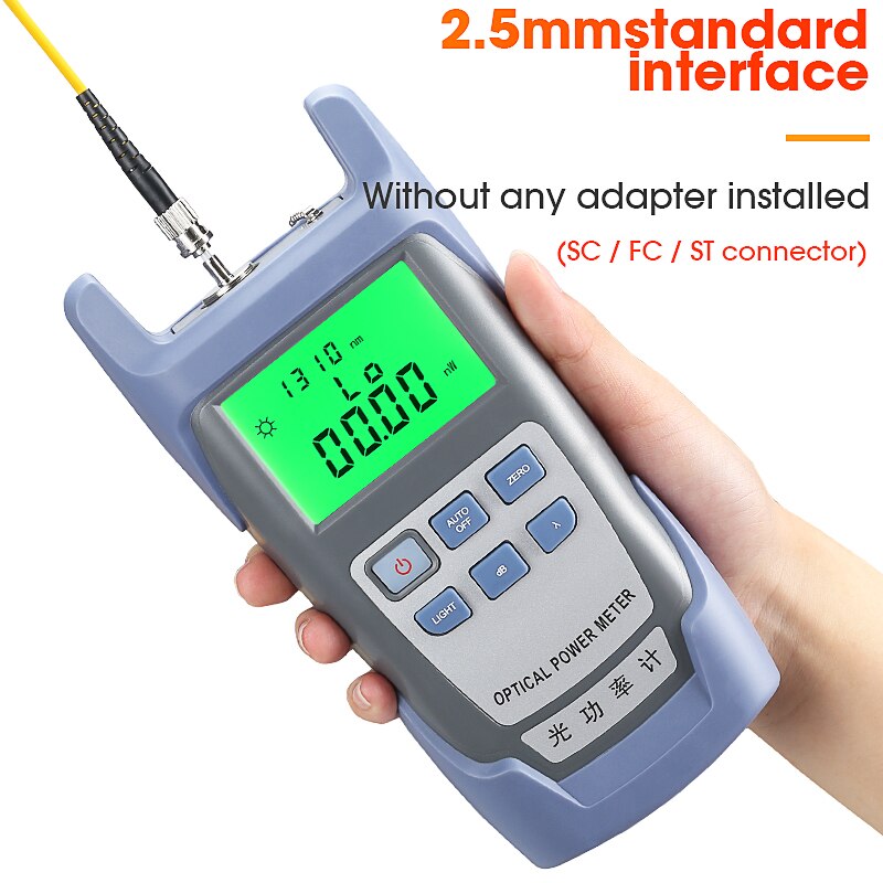 COMPTYCO high-precision AUA-9 Optical Power Meter Fiber Optical Cable Tester -70dBm~+10dBm SC/FC 2 kinds interface Connector