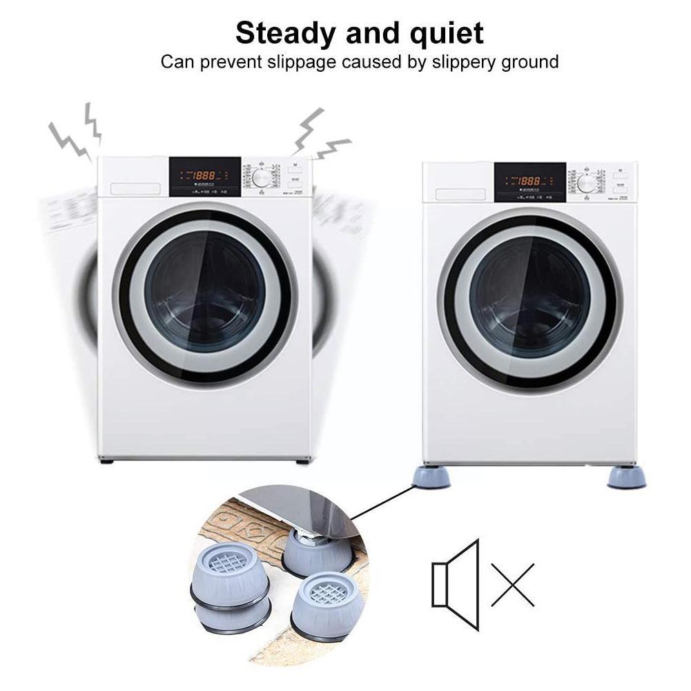 Anti Vibration Feet Pads Washing Machine Rubber Mat Washing Non-slip Pad Anti-vibration Fixed Universal Stand Dryer Machine K8r4