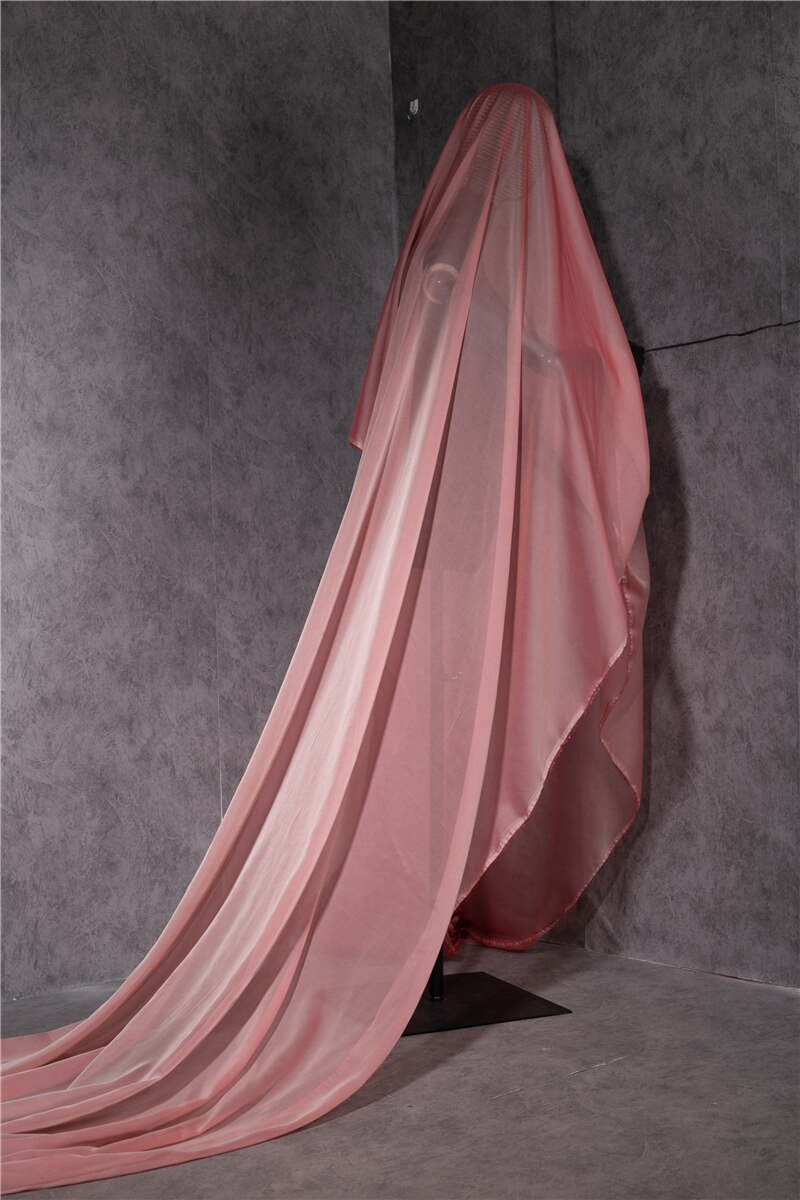 30d chiffon fabric cationic fabric pink gradient mesh fabric light yarn gradient chiffon fabric embroidery yarn fabric