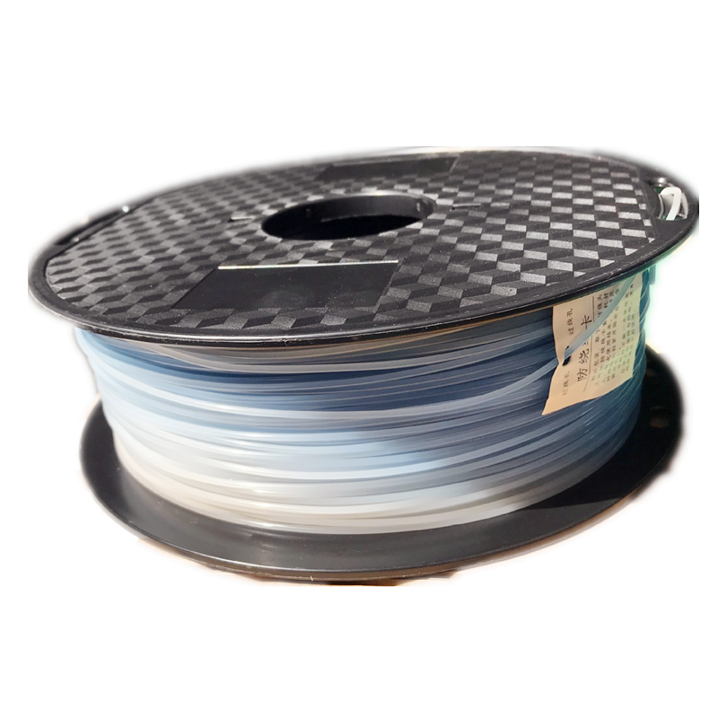 PLA 1.75mm 3D Printer Filament Change Color with Light 3D Printing Sublimation Material 1kg 500g 250g White to Pink/Yellow/blue