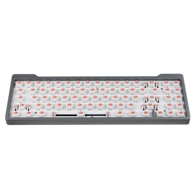 Mechanical Keyboard Modifier Plate Mount Screw-in Stabilizers Gray+Pink Steel Wire 2X 6.25X Keycap Stabilizers