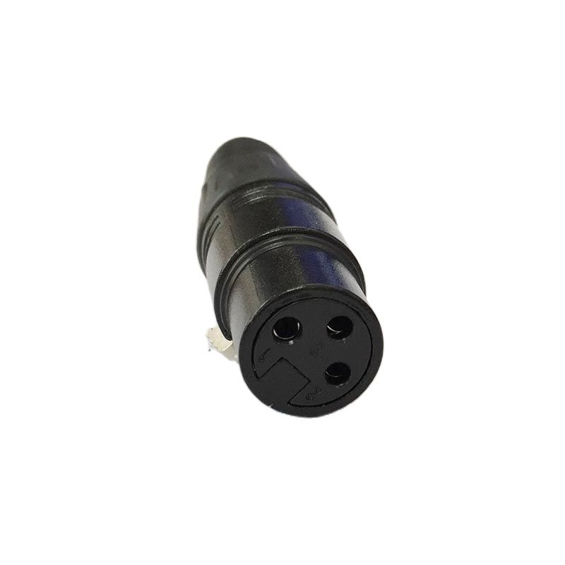 2Pcs Kanon Xlr Connector Vrouwelijke 3-Pole Voor Microfoon Solderen Terminal