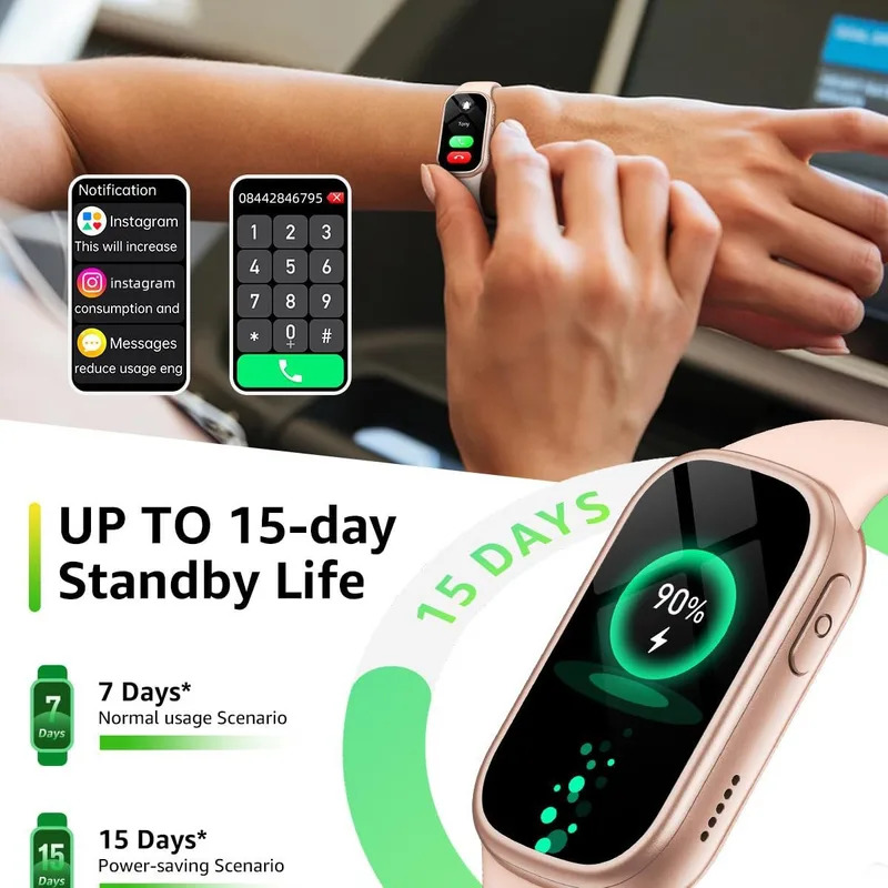 Moda Sport Smart Watch Promemoria messaggio meteorologico Monitoraggio del sonno Smartband Fitness Outdoor Tracker Bracciale impermeabile 2025