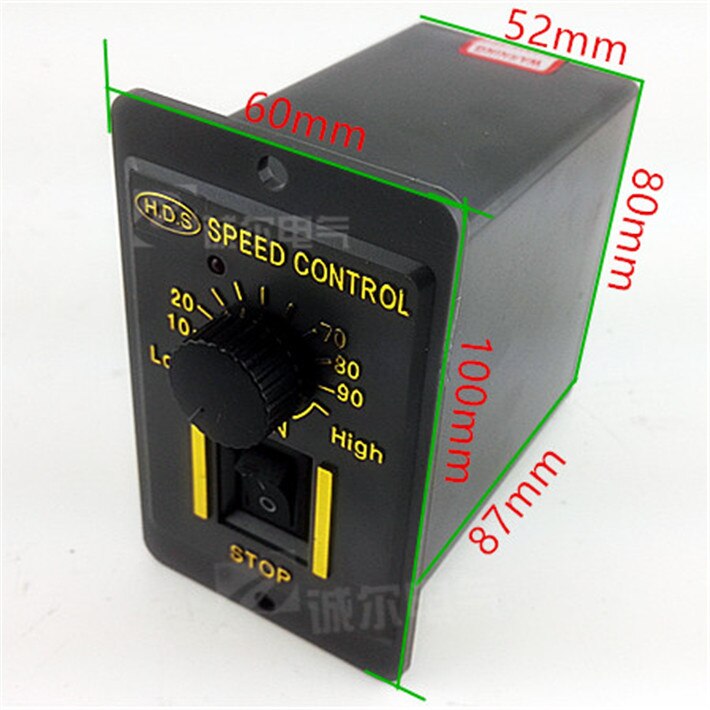 Régulateur de moteur cc, entrée ca 220V, série dc51, sortie cc 120W