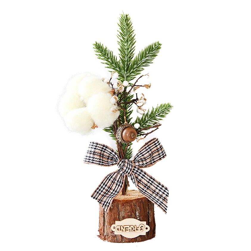 Pine Needle Bonsai with Pot Artificial Plant/Flowers Wedding/Christmas Balcony Bonsai Winter Home Decor Supplies