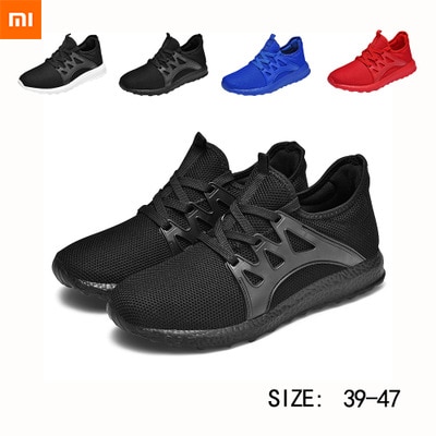 Xiaomi MIjia Youpin High elastic men's net shoes tide shoes fly woven casual men's sneakers Plus size shoes