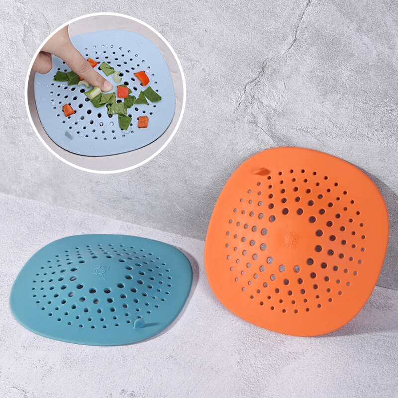 Aanrecht Filter Douche Drain Haar Catcher Stopper Huishoudelijke Badkamer Afvoerputje Cover Universele Anti-Verstopping Gootsteenzeefje
