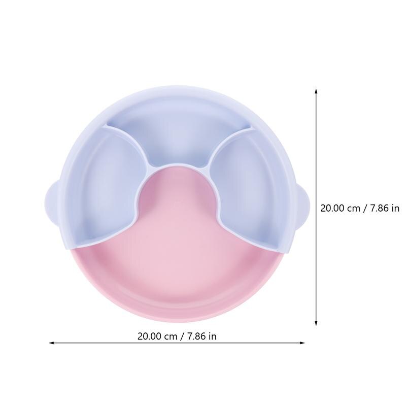 1pc siliconen babyborden, servies, dinerborden, kinderbord, dinerschaal