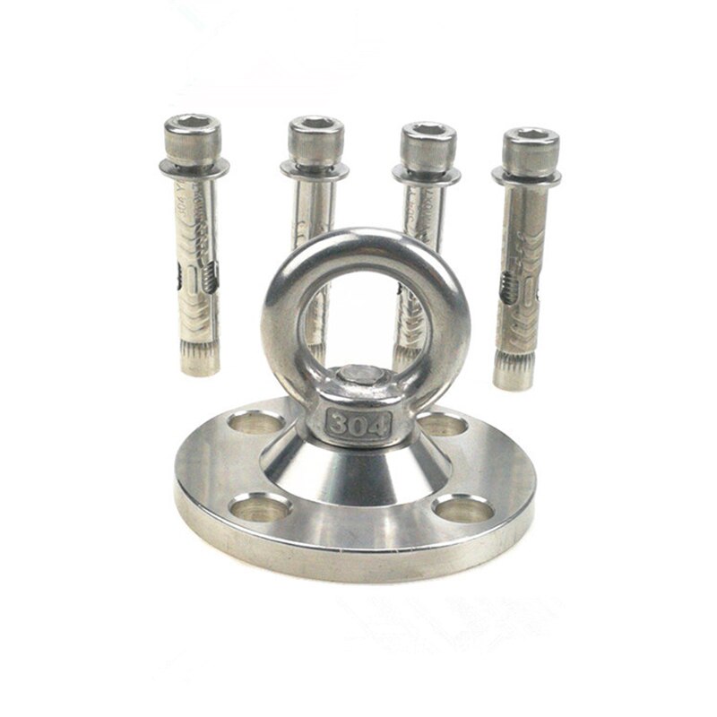 360 Rotate Home Gym Ceiling Mount Anchor Yoga Swing Hammock Sandbag Hooks Boxing Battle Rope Suspension Strap Buckle Trainer