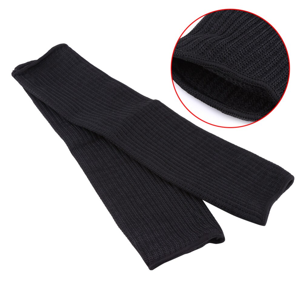 1pair Cut-resistant Sleeves Anti-cut Arm Guard Cutting Scratching Safety Guard Stainless Steel Wire Arms Protector