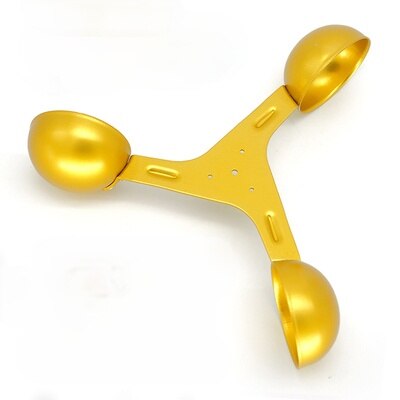 Wind vane air cup air cup air bowl anemometer made of aluminum alloy wind sensor and air meter: Type 3