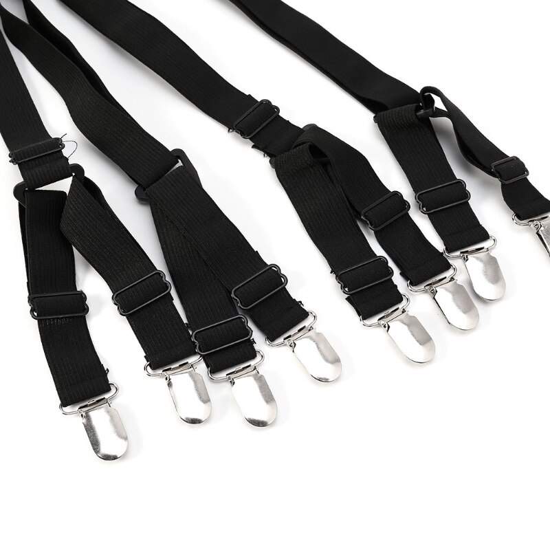 2pcs Bed Sheet Mattress Holder Fastener Grippers Clips Suspender Straps