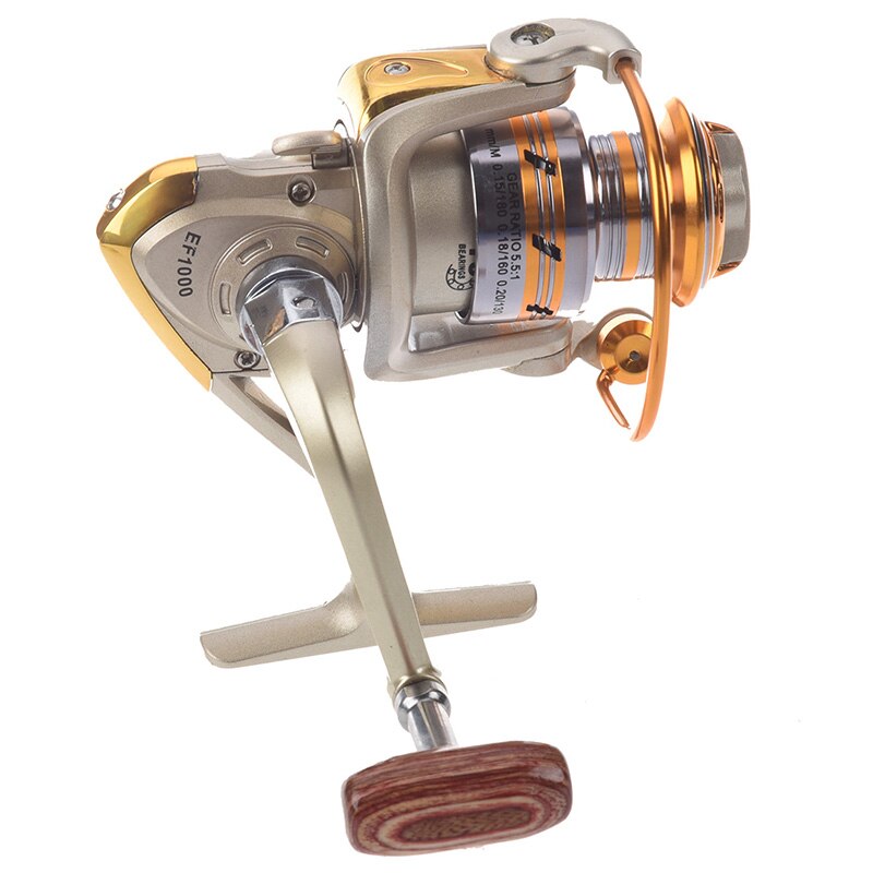 Spole aluminium spinning fluefiskerhjul baitcasting fiskehjul saltvand okuma baitrunner metal front drag  ef1000