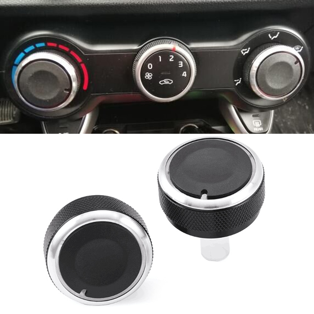 Car Air Conditioning Knob AC Knob Heat Control Switch Button Knob For KIA RIO K2 Hyundai Solaris -19