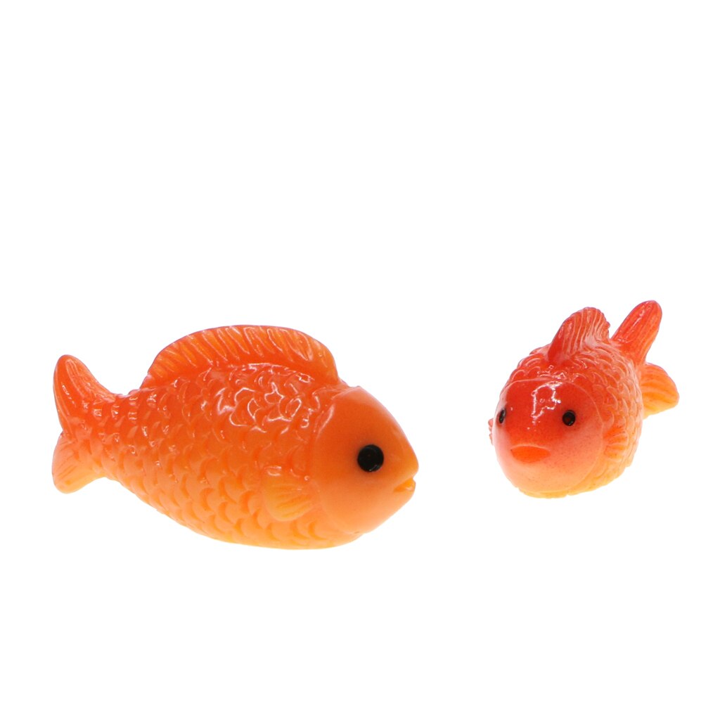 Lifelike Resin Artificial Moving Floating Fishes Ornament Decorations for Aquarium Fish Tank Micro Landscape Home Decor