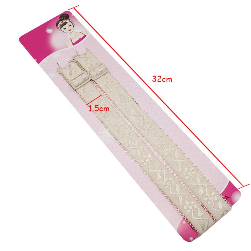 3 Paar Vrouwen Bh-bandjes Riem Vervanging Jacquard Bloemen Intieme Ondergoed Vrouwen Verstelbare Brasserie Schouderriem Lingerie