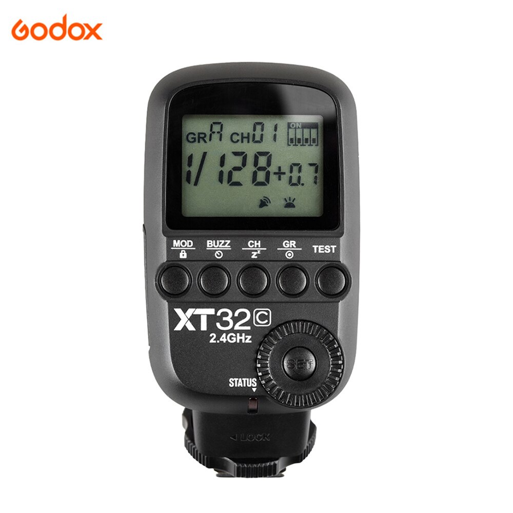Godox xt32c 2.4g draadloze 1/8000 s snelle sync flash trigger voor godox x systeem flash xtr-16 xtr-16s voor canon dslr camera