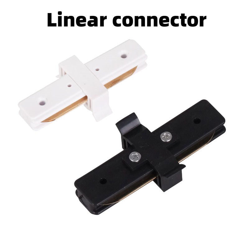 Szyna świetlna doprowadziło 0,5M 1M czarna biała aluminiowa 2-przewodowa lampa szynowa uniwersalna szyna robić reflektorów: Niebieski / czarny