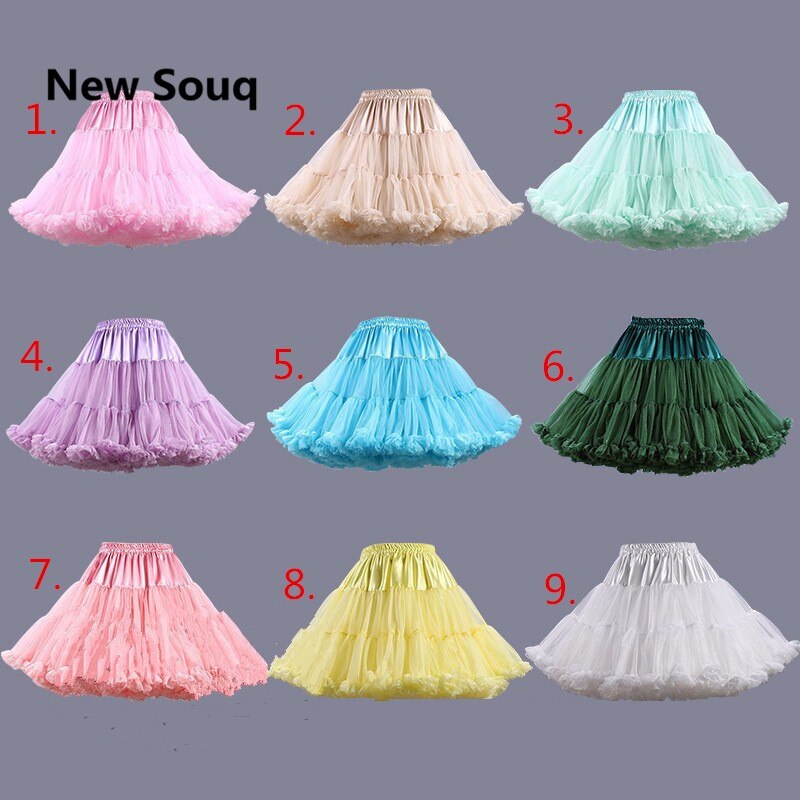 Frauen Günstige Party Tutu Kleider Hochzeit Zubehör In Lager Unterrock Petticoat Rockabilly Kurze Hochzeit Braut Petticoat