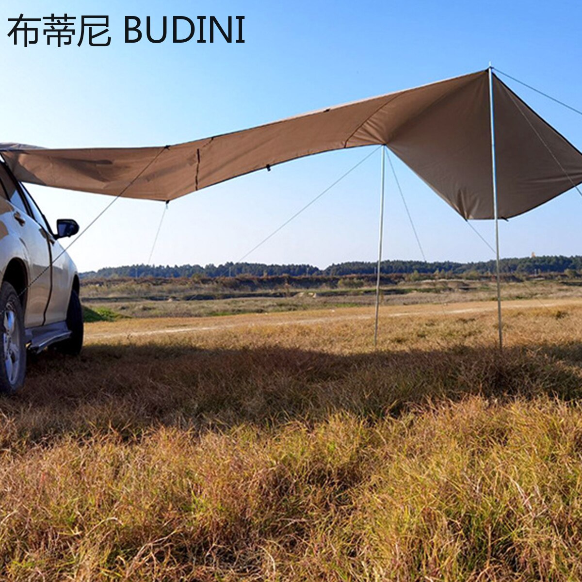 Portable Automobile Rooftop Rain Canopy camper trailer Shelter Shade Camping Side Car Roof Top Tent Awning Waterproof UV