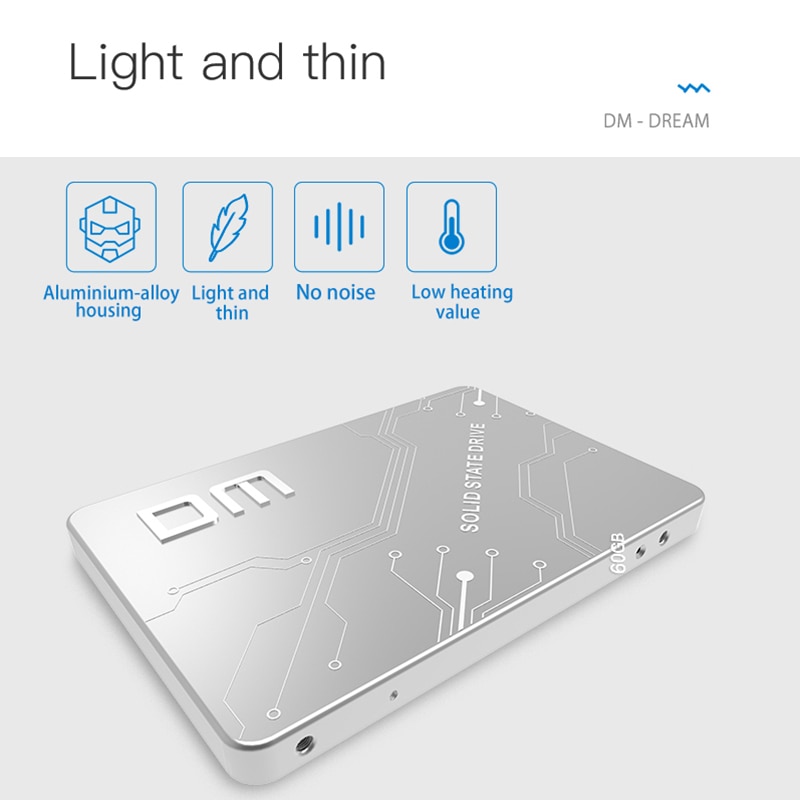 DM Fs500 SSD 480GB 240GB 120GB Internal Solid State Drive 2.5 inch SATA III HDD Hard Disk HD SSD Notebook PC