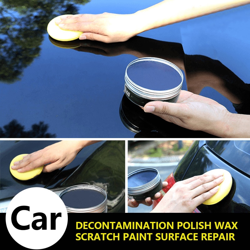 Auto Wax Crystal Plating Set Hard Glossy Carnaubawas Paint Care Coating Kleine Kras Reparatie Onderhoud Met Spons En Handdoek