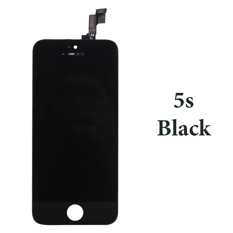 100% Tested Good Display For iPhone 4s 5s 6 LCD Screen for iphone 6s 7 Display 3D Touch Digitizer Assembly Replacement: for ip5s Black