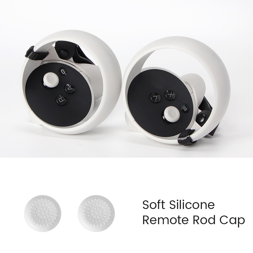 Oculus Quest 2 VR Protective Cover Set VR Touch Controller With Knuckle Strap Handle Grip for Oculus Quest 2 Accessories