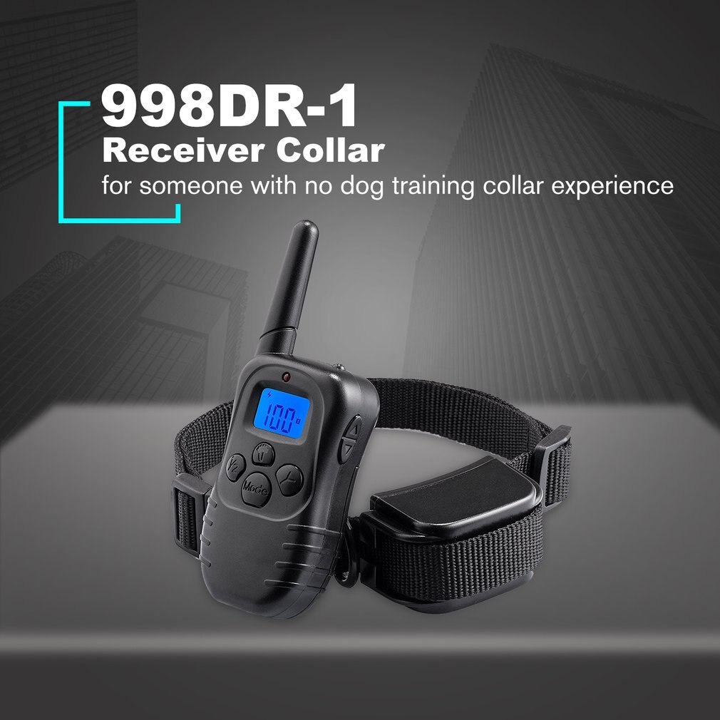 Electric LCD Dog Training Collar Pet Remote Control Waterproof