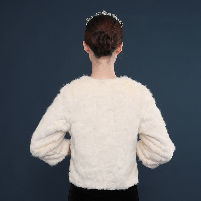 Boleros de novia de piel sintética de champán, chaqueta nupcial cálida para novia, chal, accesorios para vestidos de boda, novedad de