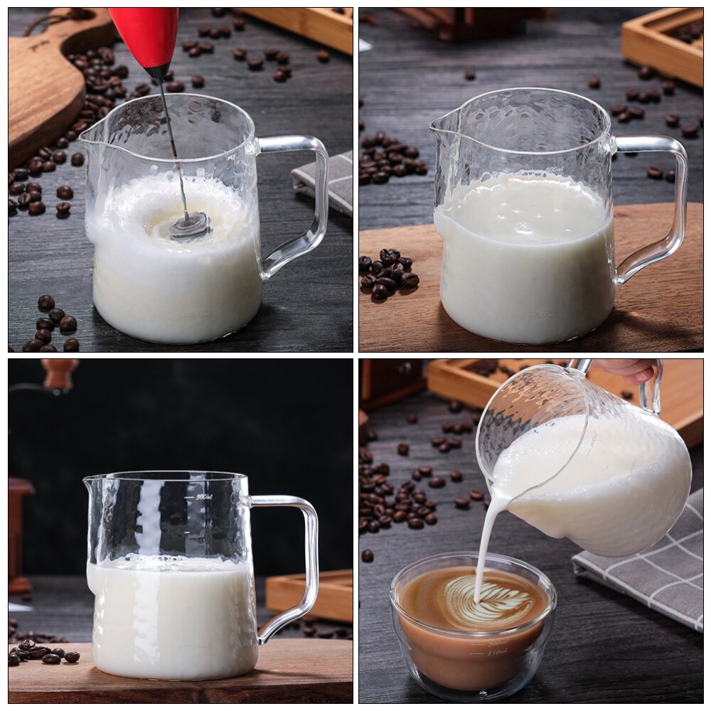 500Ml Glazen Maatbeker Dikker Opschuimen Werper Cup Espresso Koffie Melk Maatbeker Voor Diy Bakken Keuken Accessoires