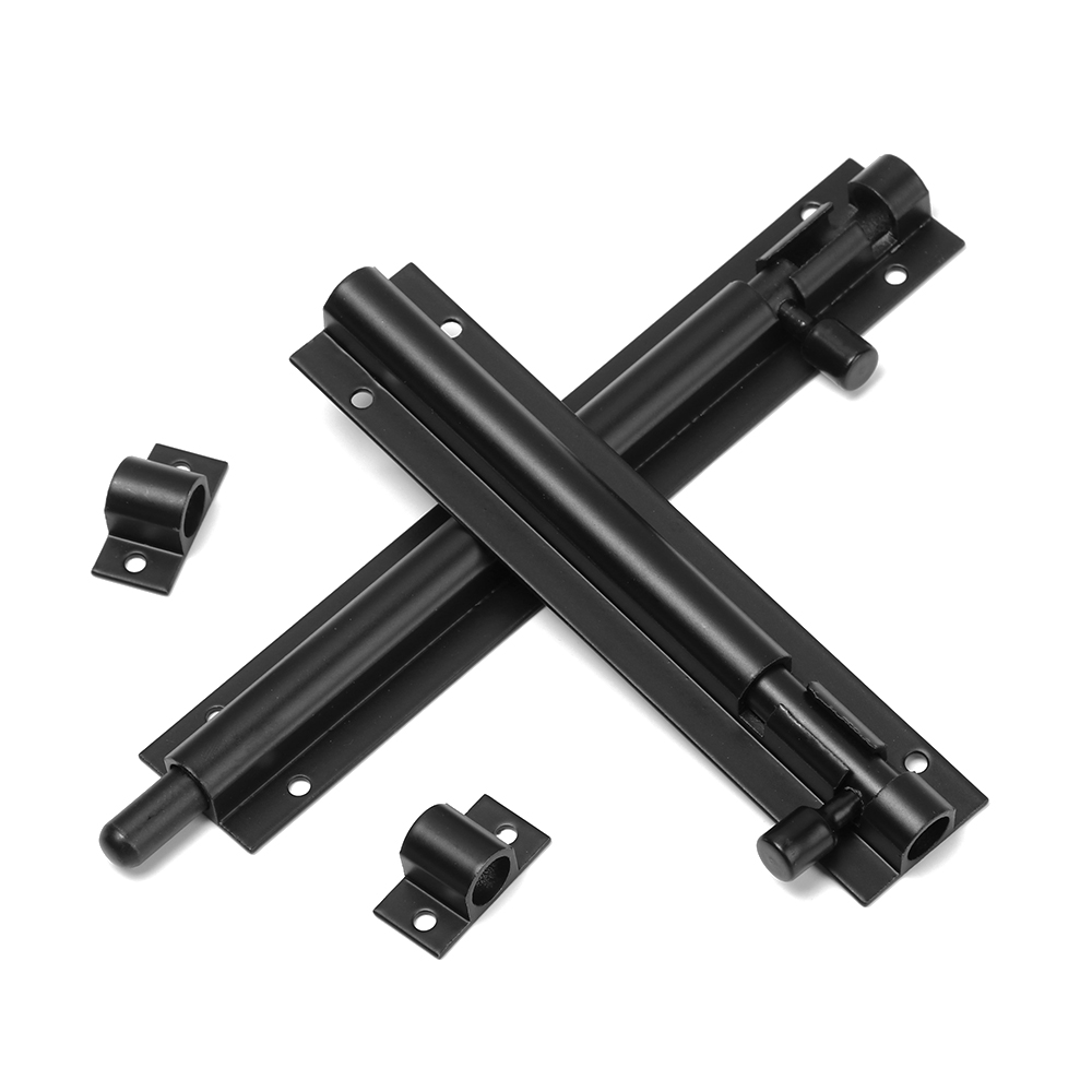 2/3/4/5/6/8 tommer aluminiumslegering tønde dørlås lås til haveport skur skydedør tårn bolt lås fange hardware
