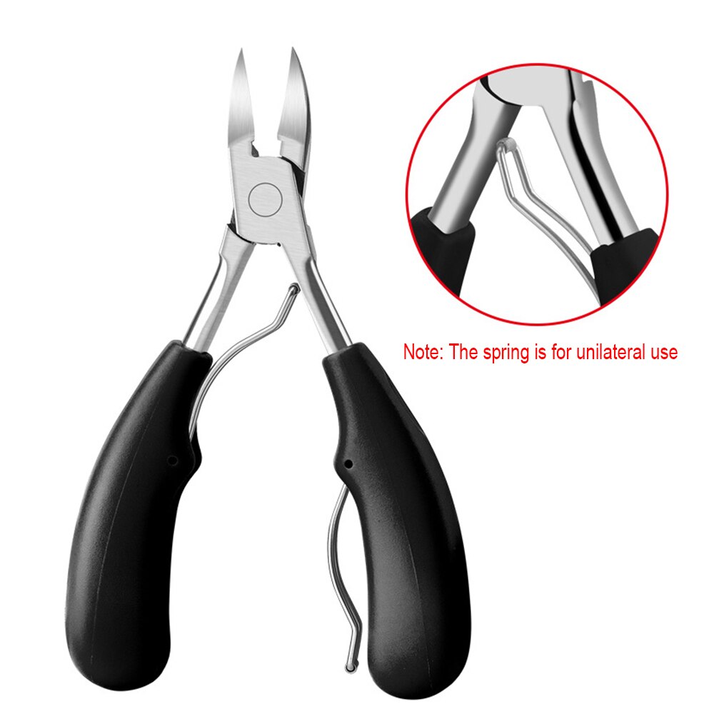 Toenail Scissors Sharp Stainless Steel Heavy Duty Toenail Clippers for Thick or Ingrown Nail Soft Non-Slip Handle Pedicure Kinfe
