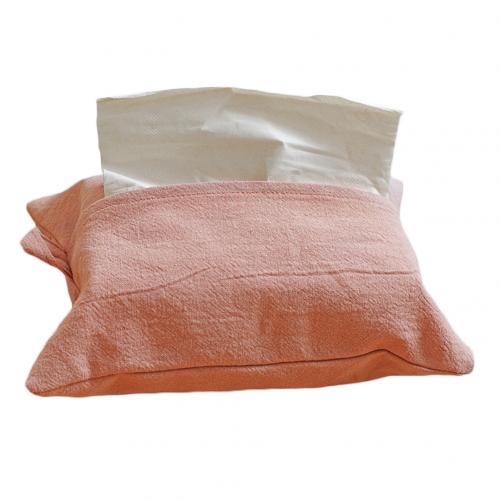 Boîte à mouchoirs en tissu, porte-serviettes en papier pour la maison et la voiture, jolie pochette pour la décoration de la maison: Orange Red