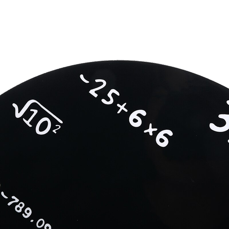 Black Wooden Math Formulas Wall Clock Hanging Wall Watch Clock Math Formulas Number 30cm Large For Home Classroom Decor